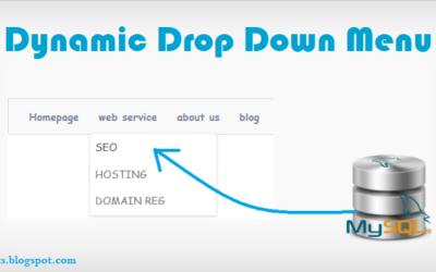 dynamic menu submenu in php