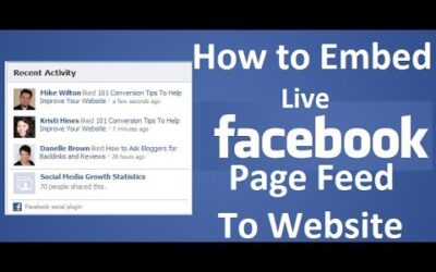 how to get your facebook feed on your website
