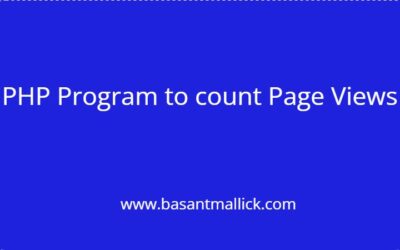 PHP Program to count Page Views