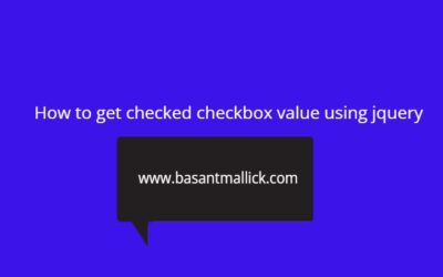 how to get checked checkbox value using jquery