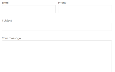 How to show two columns on Contact Form 7