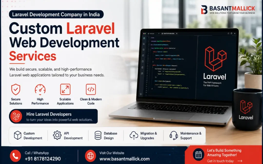 Laravel Development Company in India | Custom Laravel Web Development Services